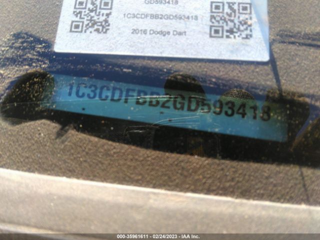 1C3CDFBB2GD593418 Dodge DART SXT