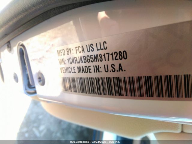 1C4RJKBG5M8171280 Jeep Grand Cherokee L Limited
