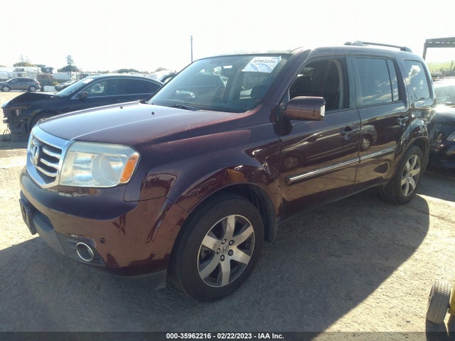 2014 HONDA PILOT TOURING VIN: 5FNYF4H95EB016635