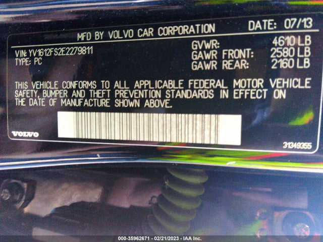 Volvo S60 2014 YV1612FS2E2279811 Image 10