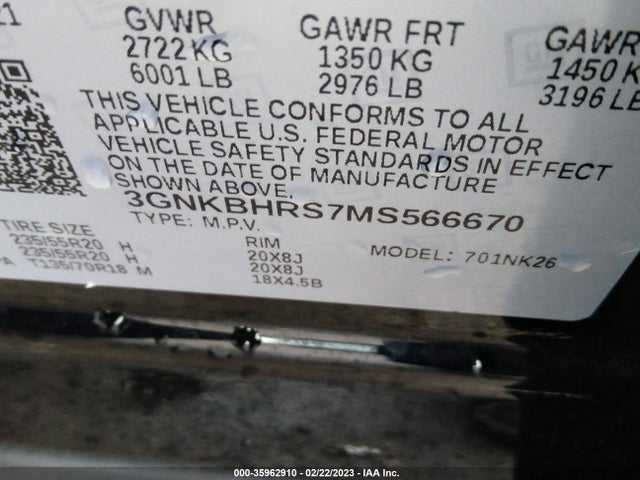 Chevrolet Blazer Lt 2021 3GNKBHRS7MS566670 Image 9