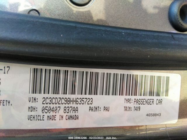 2C3CDZC98HH635723 Dodge Challenger