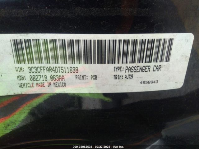 3C3CFFAR4DT511638 Fiat 500 POP