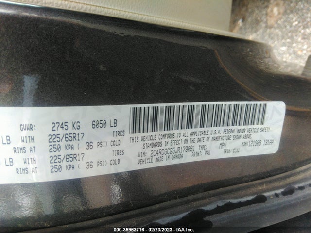 Dodge Grand Caravan Sxt 2018 2C4RDGCG5JR179091 Image 9