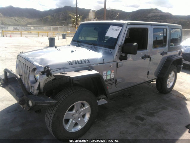 2014 JEEP WRANGLER UNLIMITED SPORT VIN: 1C4HJWDG0EL145541
