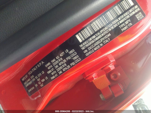 Jeep Renegade Altitude 2018 ZACCJABB2JPH16344 Image 11