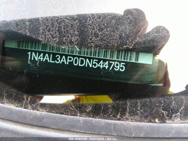 2013 NISSAN ALTIMA 2.5 SL VIN: 1N4AL3AP0DN544795