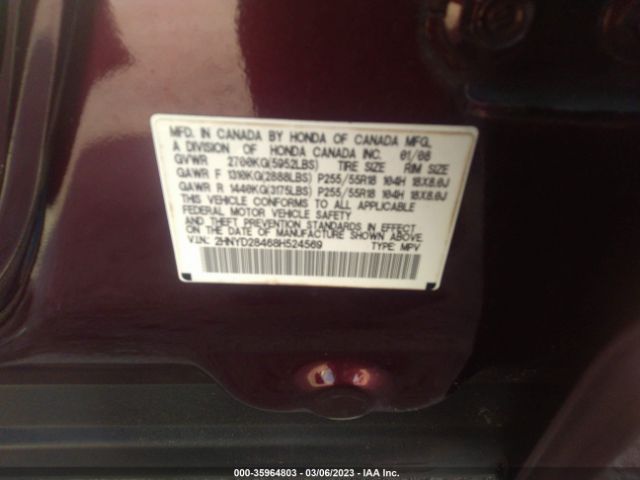 2008 ACURA MDX 2HNYD28468H524569 Photo 8