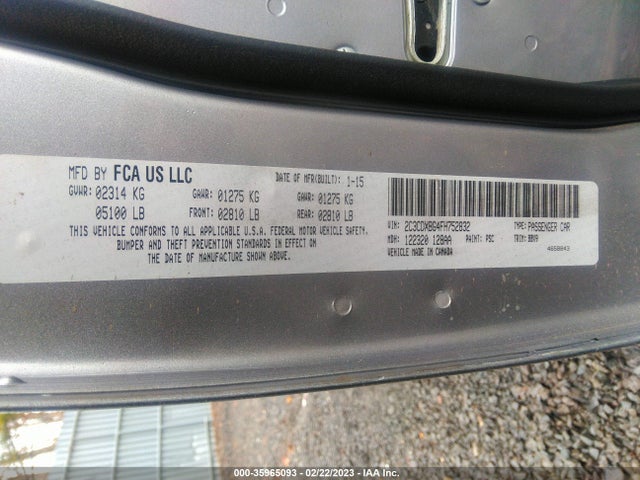 Dodge Charger Se 2015 2C3CDXBG4FH752832 Image 9