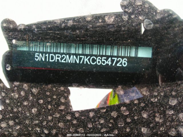 5N1DR2MN7KC654726 Nissan Pathfinder Sl