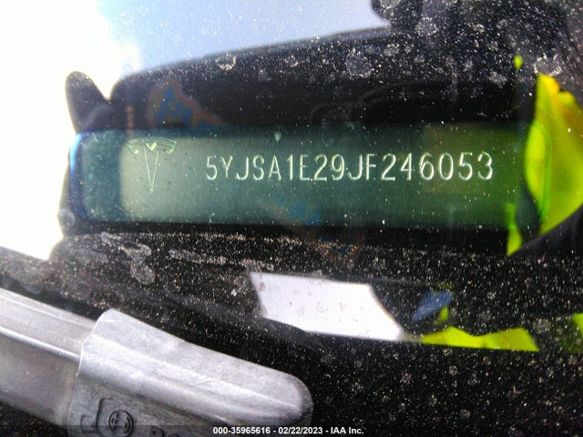 Tesla Model S 75d/100d/p100d 2018 5YJSA1E29JF246053 Image 9