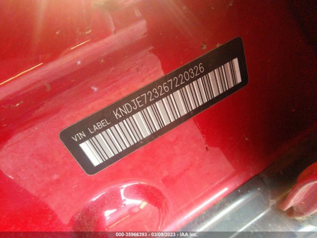 KNDJE723267220326 KIA Sportage Lx/ex