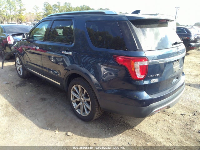 2017 FORD EXPLORER LIMITED VIN: 1FM5K7F82HGD50170
