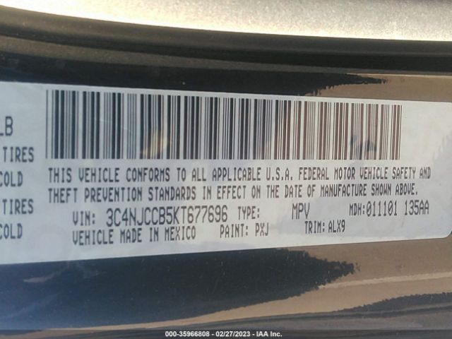 3C4NJCCB5KT677696 Jeep Compass High Altitude