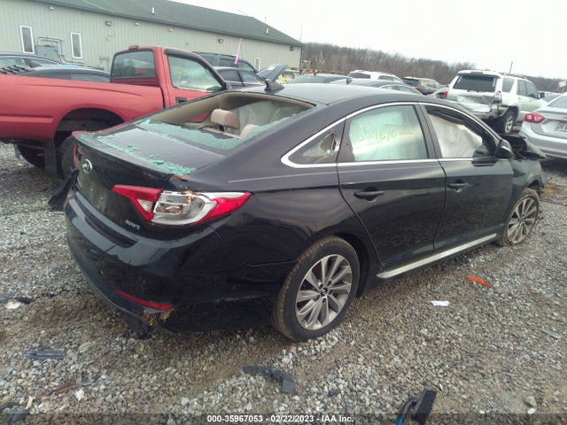 2016 HYUNDAI SONATA 2.4L SPORT VIN: 5NPE34AF9GH330899