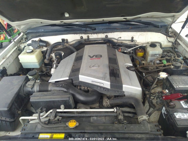 2000 LEXUS LX 470 VIN: JT6HT00W1Y0104837