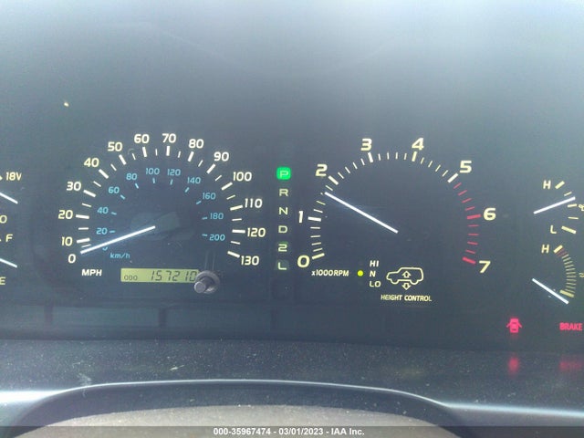 2000 LEXUS LX 470 VIN: JT6HT00W1Y0104837