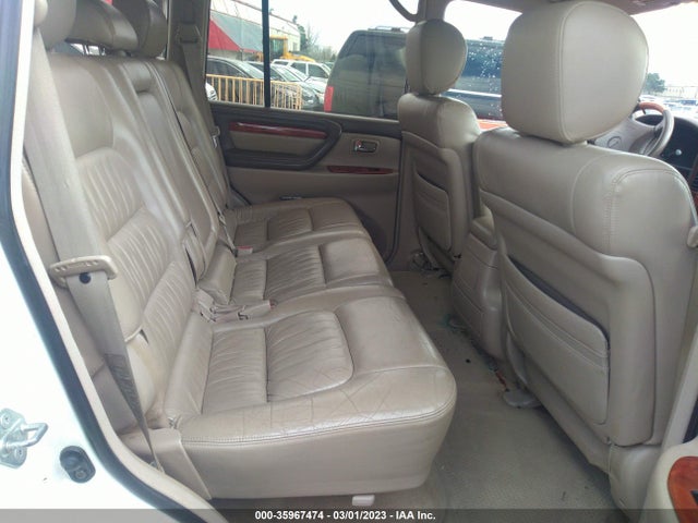 2000 LEXUS LX 470 VIN: JT6HT00W1Y0104837