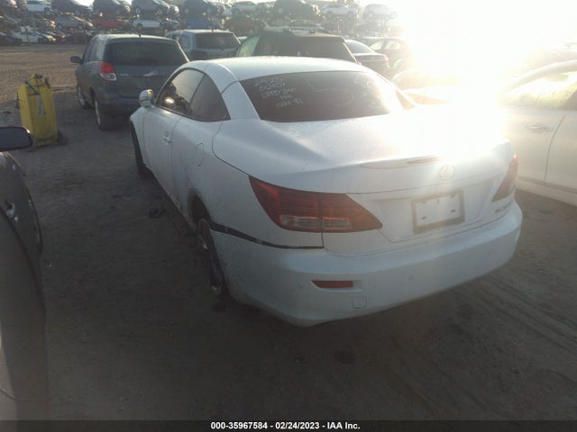 2011 LEXUS IS 350C VIN: JTHFE2C23B2507128