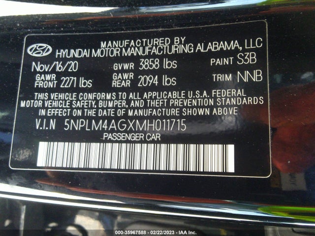 2021 Hyundai Elantra, VIN: 5NPLM4AGXMH011715