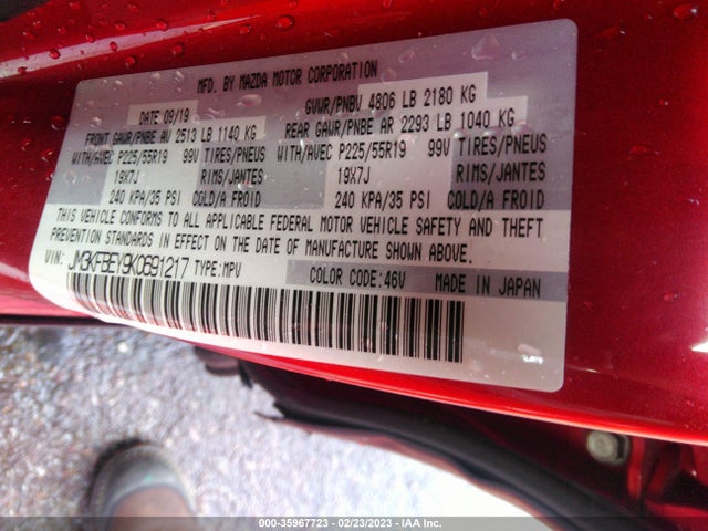 Mazda Cx-5 Signature 2019 JM3KFBEY9K0691217 Image 10