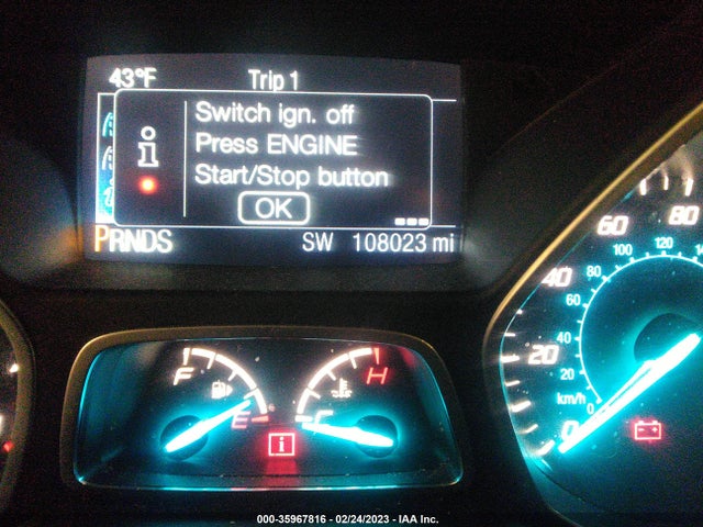 2014 FORD ESCAPE TITANIUM VIN: 1FMCU9JX2EUD21566