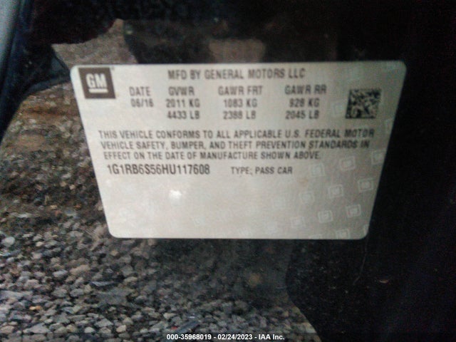 Chevrolet Volt 2017 1G1RB6S56HU117608 Image 9