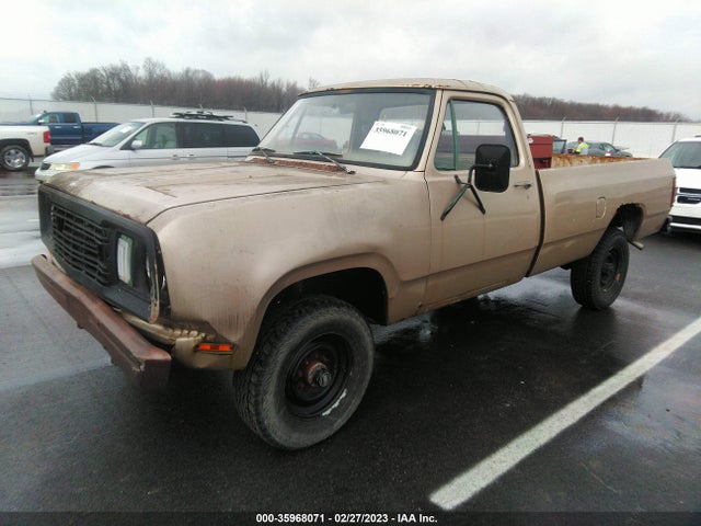 1977 DODGE POWER WAGON VIN: 0000W21BE7S215934
