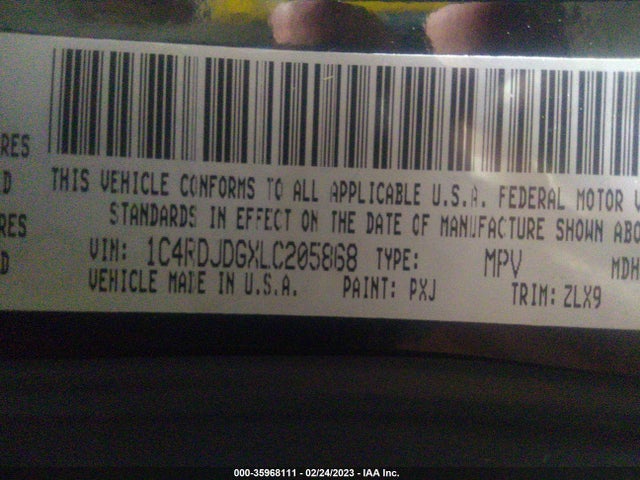 Dodge Durango Gt Plus 2020 1C4RDJDGXLC205868 Image 10