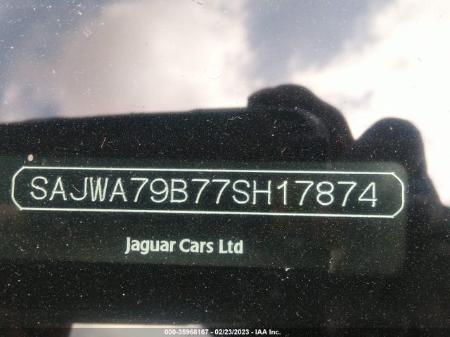 2007 JAGUAR XJ XJ8 L VIN: SAJWA79B77SH17874