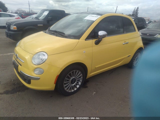 2012 FIAT 500 LOUNGE VIN: 3C3CFFCR0CT128078