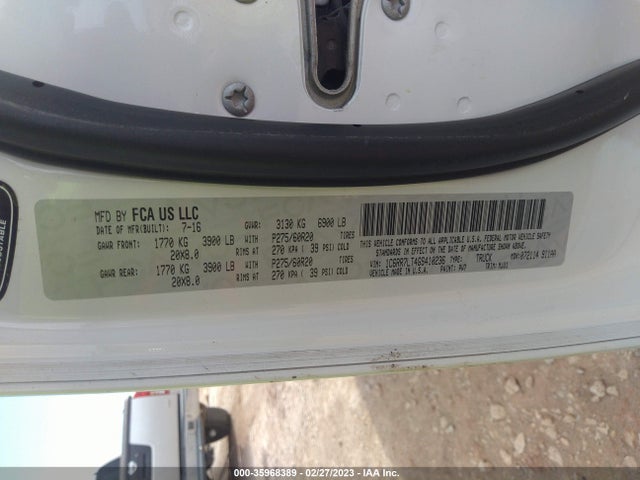 RAM 1500 Lone Star 2016 1C6RR7LT4GS410236 Image 9