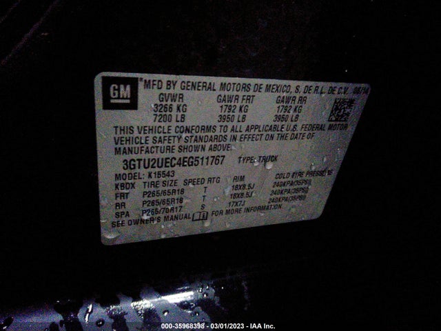 GMC Sierra 1500 Sle 2014 3GTU2UEC4EG511767 Image 9