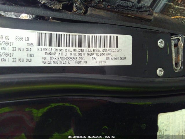 Jeep Grand Cherokee Laredo 2015 1C4RJEAG3FC926249 Image 10