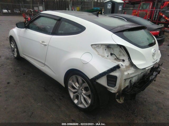 2013 HYUNDAI VELOSTER W/GRAY INT VIN: KMHTC6ADXDU167663