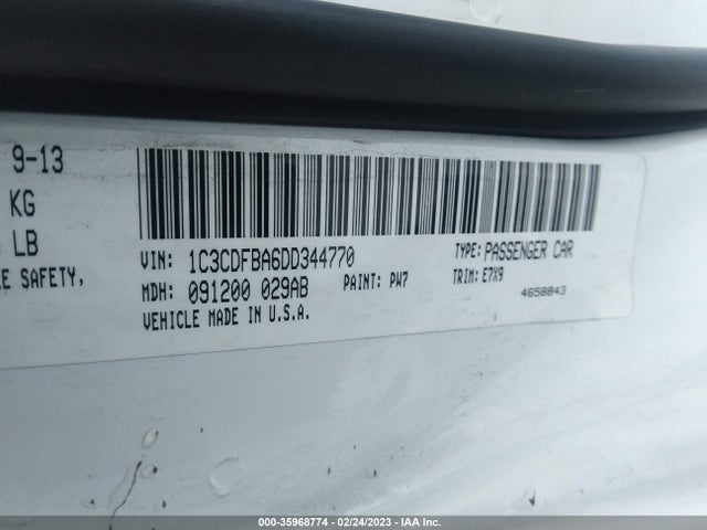 Dodge DART SXT 2013 1C3CDFBA6DD344770 Image 10