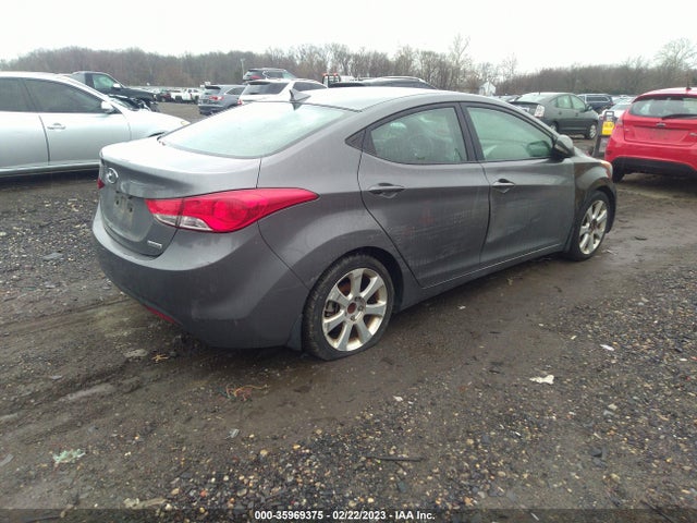 2013 HYUNDAI ELANTRA LIMITED PZEV VIN: 5NPDH4AE2DH301275