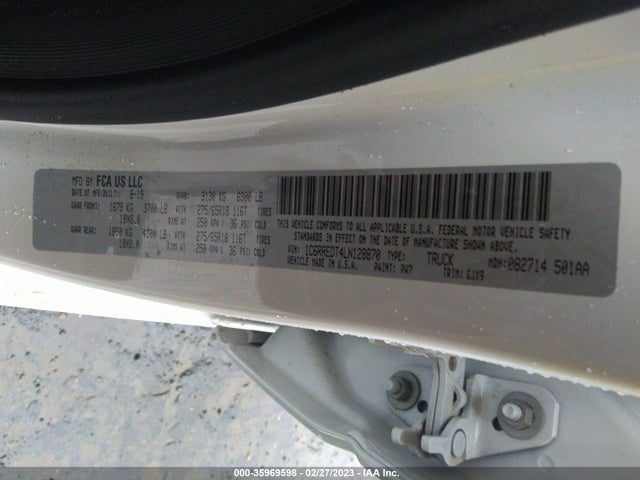 RAM 1500 Laramie 2020 1C6RREDT4LN128870 Image 11