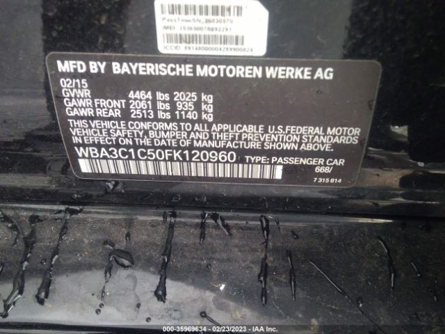 WBA3C1C50FK120960 BMW 3 Series 328i