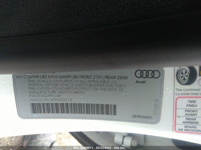 Audi A7 3.0 Prestige 2013 WAU2GAFC9DN052213 Image 10