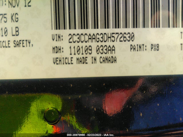 Chrysler 300 2013 2C3CCAAG3DH572630 Image 10