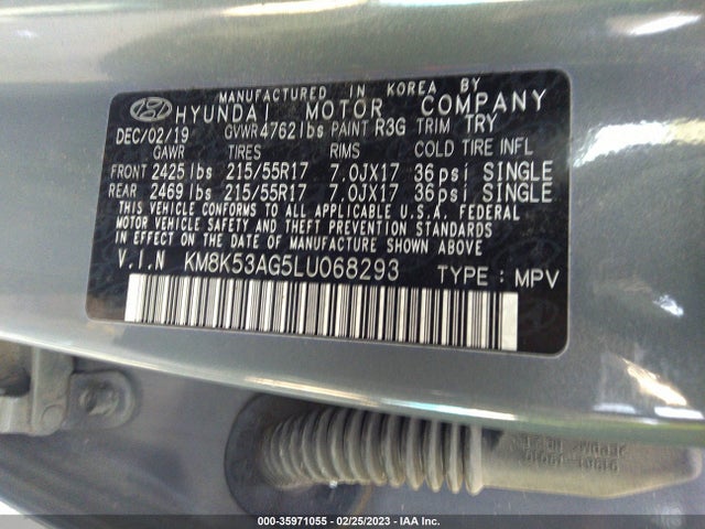 2020 Hyundai Kona, VIN: KM8K53AG5LU068293
