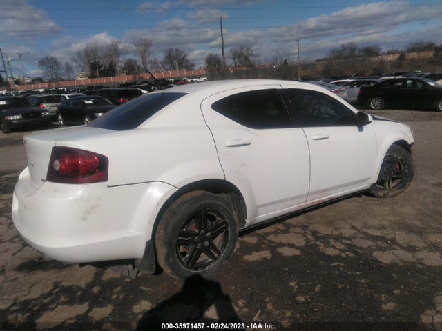 2013 DODGE AVENGER SXT VIN: 1C3CDZCB1DN662234