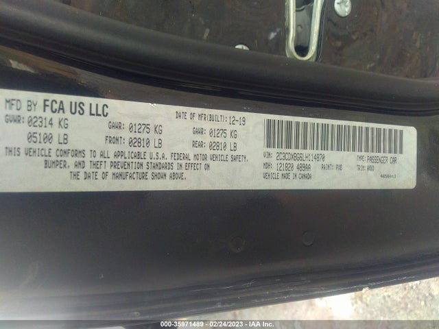 Dodge Charger Sxt 2020 2C3CDXBG6LH114870 Image 9
