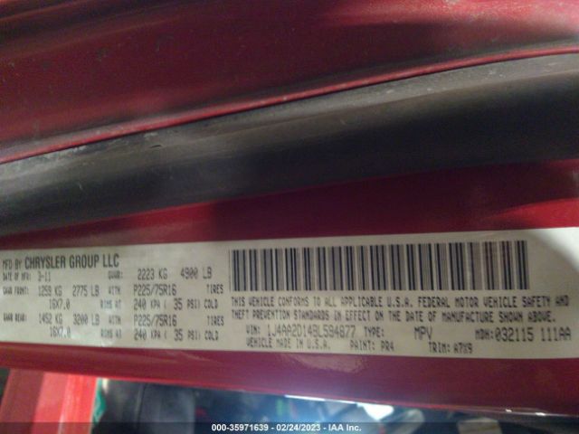 1J4AA2D14BL594877 Jeep Wrangler Sport