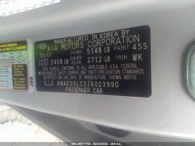 2018 Kia Stinger, VIN: KNAE55LC3J6023990