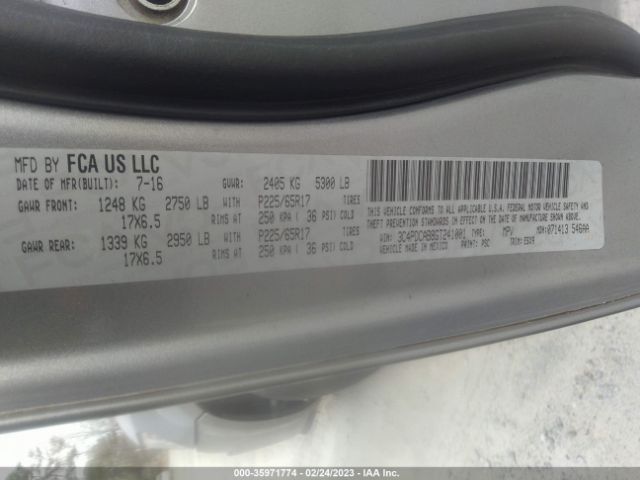 3C4PDCAB8GT241001 Dodge JOURNEY SE