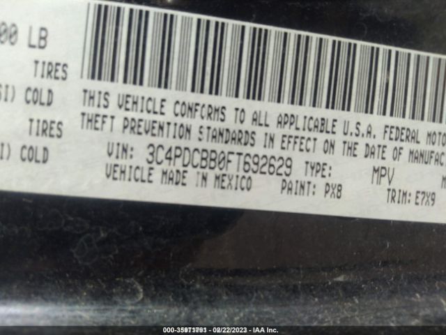 3C4PDCBB0FT692629 Dodge Journey Sxt