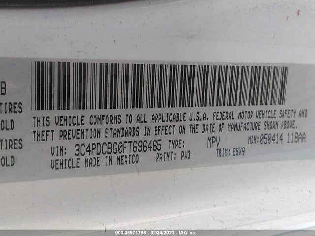Dodge Journey Sxt 2015 3C4PDCBG0FT696465 Image 9