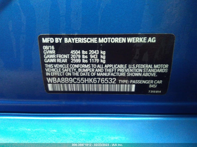 BMW 3 Series 330i 2017 WBA8B9C55HK676532 Image 9